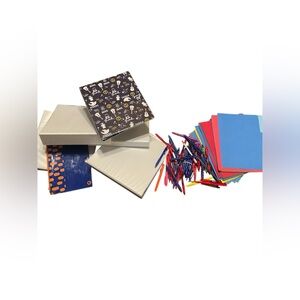 Bundle of Colorful Office School Supplies Collection Pens Highlighters Binders